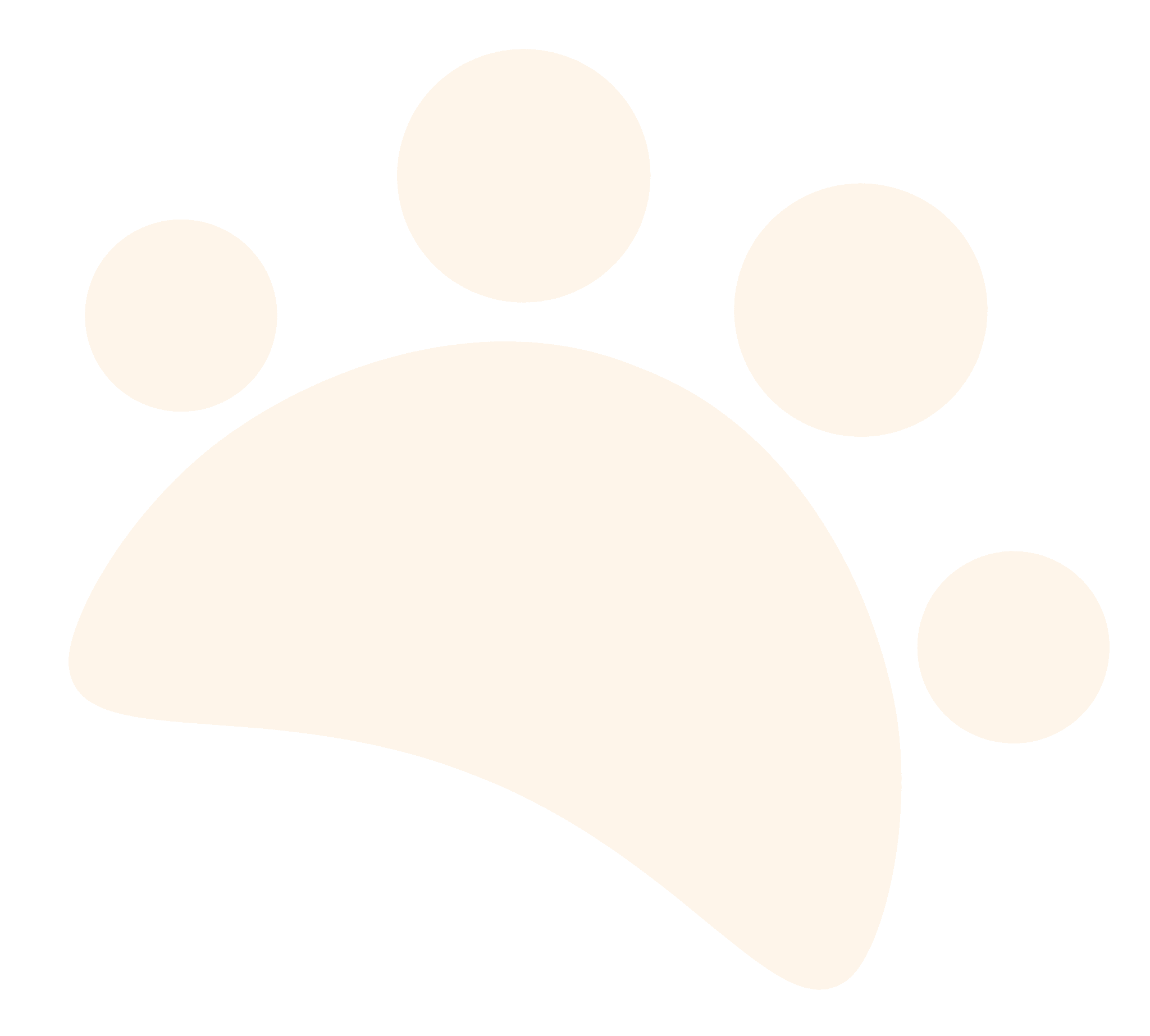 Left paw background under the Pet