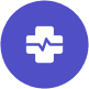 AI-powered health tracker Icon